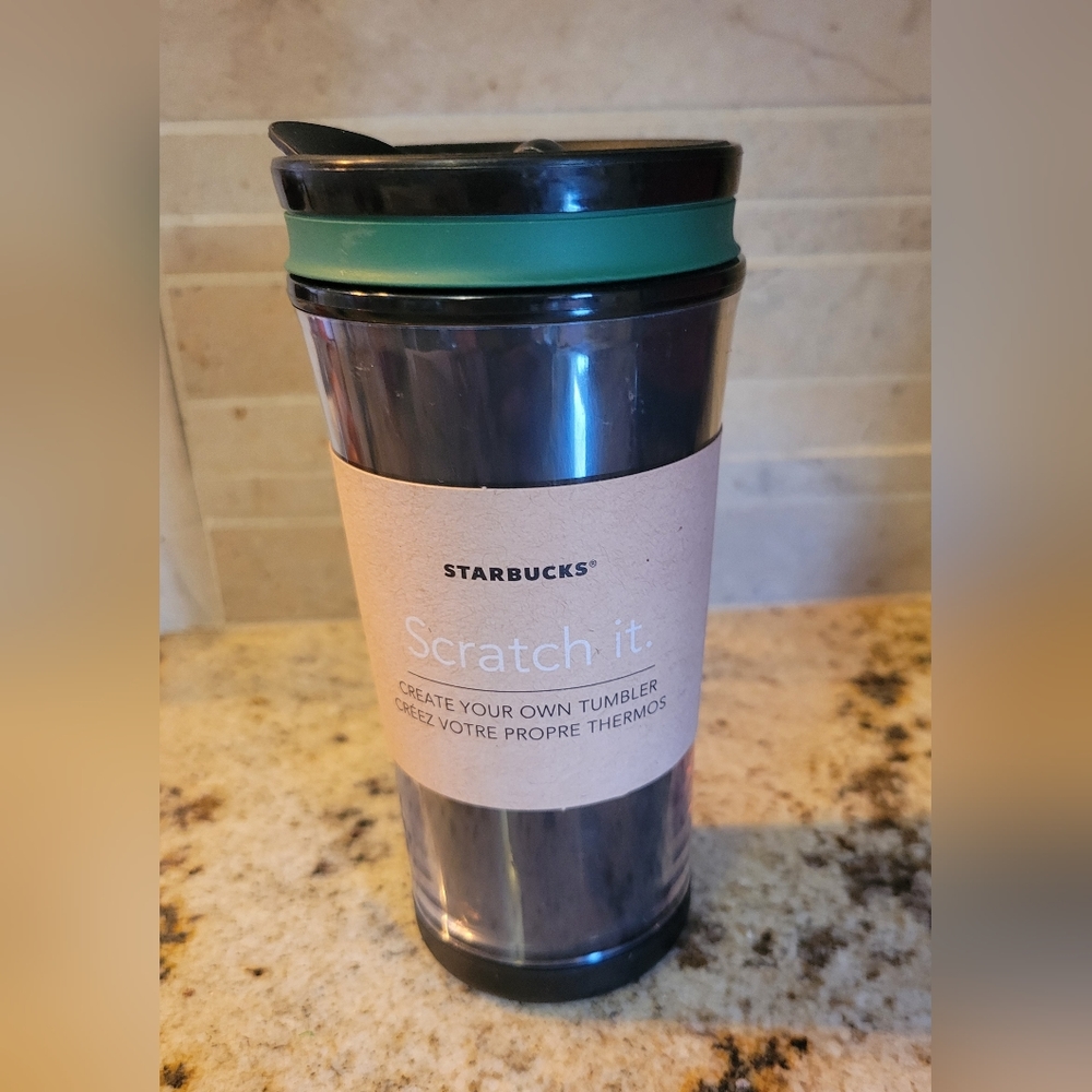 🆕️ Starbucks "Scratch It" Create Your Own Tumbler 8 Oz. 2012